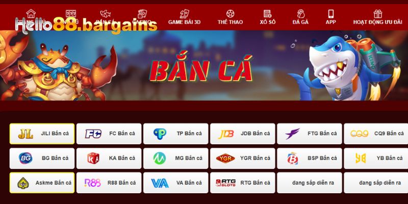 Bắn Cá Hello88: Trải Nghiệm Game Bắn Cá Mới Nhất 2026 3 Nhà cái liên tục làm mới chuyên mục với game hấp dẫn